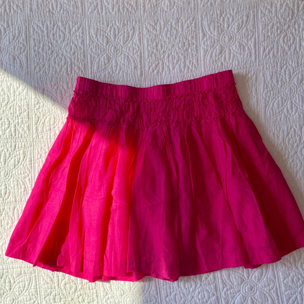 Hot Pink Mini Skirt | Cotton Women’s